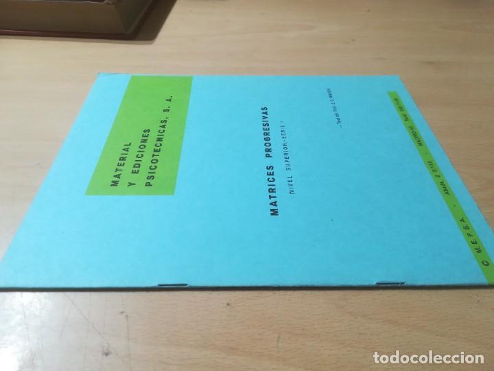 Libros de segunda mano: MATRICES PROGRESIVAS SUPERIOR SERIE I / M E P S A / MATERIAL Y EDICIONES PSICOTECNICAS / AJ13 - Foto 1