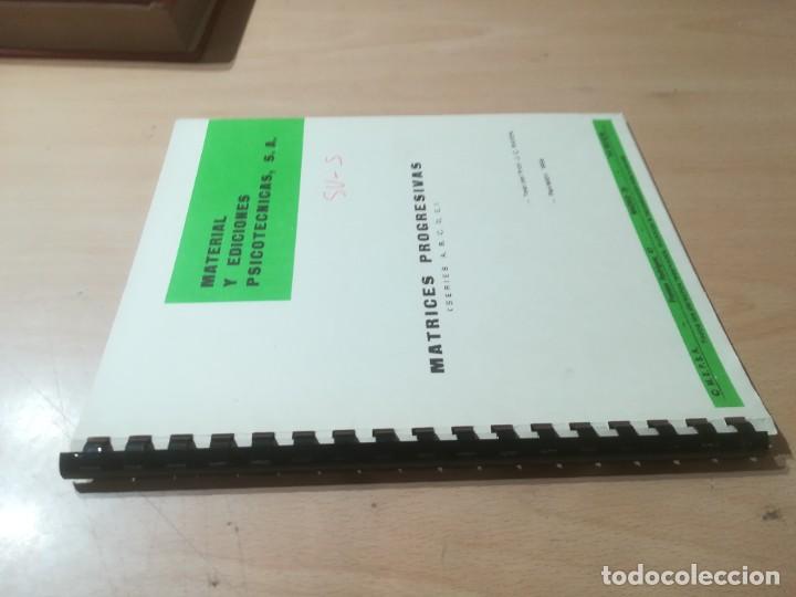 Libros de segunda mano: MATRICES PROGRESIVAS, A, B, C, D, E / M E P S A / MATERIAL Y EDICIONES PSICOTECNICAS / AJ13 - Foto 1