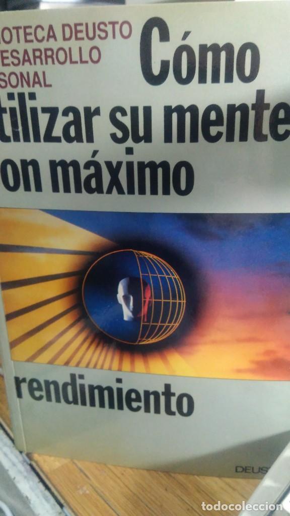 Libros de segunda mano: C&Oacute;MO UTILIZAR SU MENTE CON M&Aacute;XIMO RENDIMIENTO, ED. DEUSTO - Foto 1