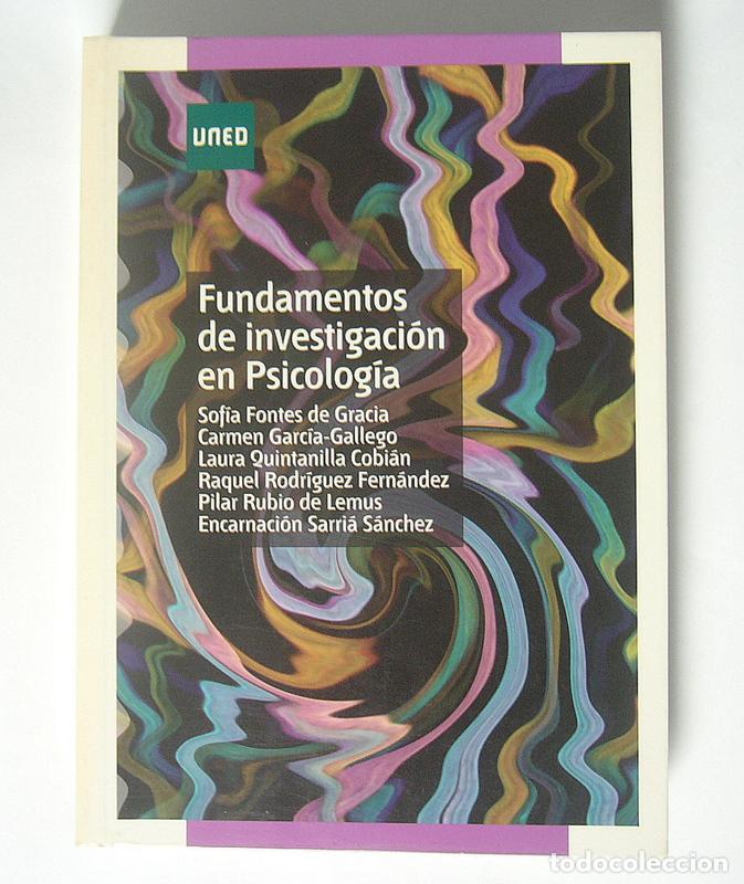 Libri di seconda mano: FUNDAMENTOS DE INVESTIGACION EN PSICOLOGIA - SOFIA FONTES DE GRACIA, CARMEN GARCIA-GALLEGO,....