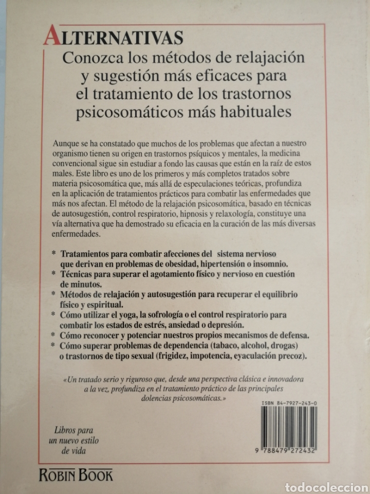 Libros de segunda mano: RELAJACION PSICOSOM&Aacute;TICA - Foto 2