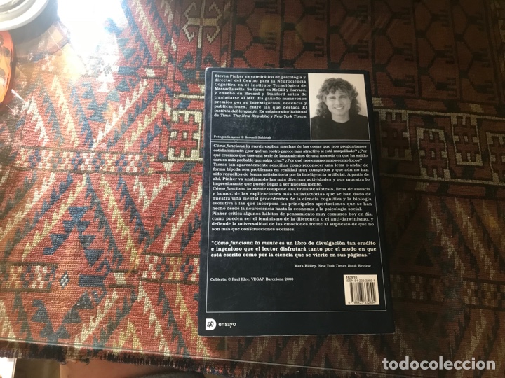 Libros de segunda mano: Como funciona la mente. Steven Pinker. Destino. - Foto 3