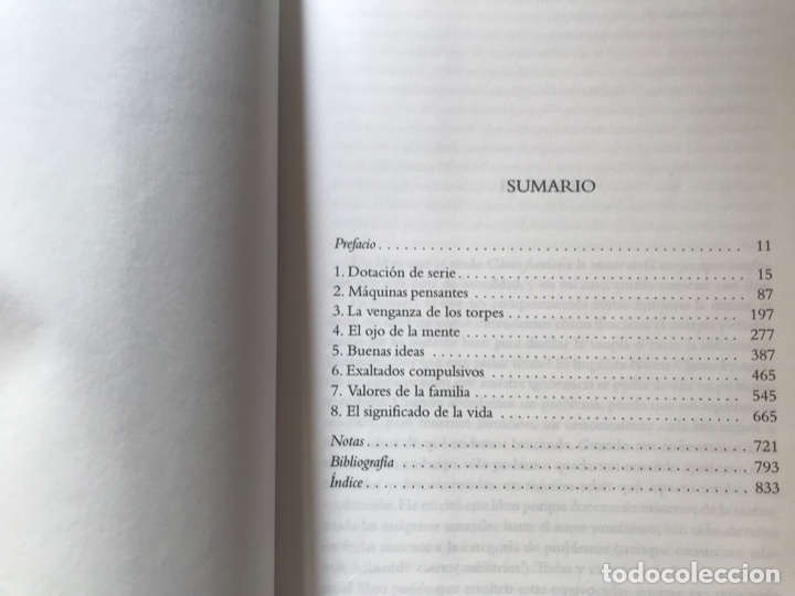 Libros de segunda mano: Como funciona la mente. Steven Pinker. Destino. - Foto 4