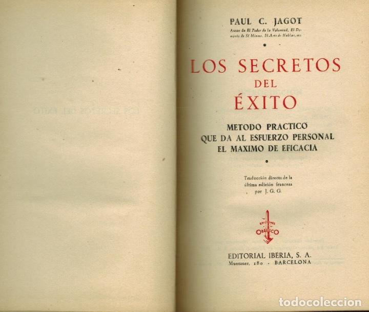 Libros de segunda mano: LOS SECRETOS DEL &Eacute;XITO - Foto 1