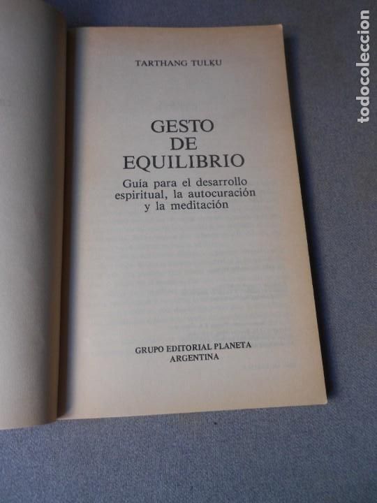 Libros de segunda mano: GESTO DE EQUILIBRIO - Foto 2