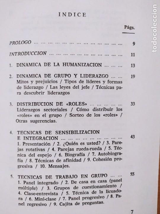 Libros de segunda mano: DINAMICA DE GRUPO / BALDUINO A. ANDREOLA / 1986 SAL TERRAE - Foto 3