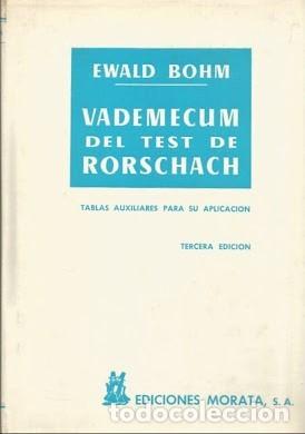 Libros de segunda mano: VADEMECUM DEL TEST DE RORSCHACH - Ewald Bohm - Foto 1