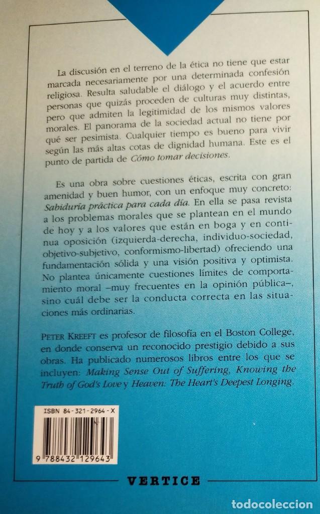 Libros de segunda mano: Como tomar decisiones Sabiduria practica para cada dia - Foto 2