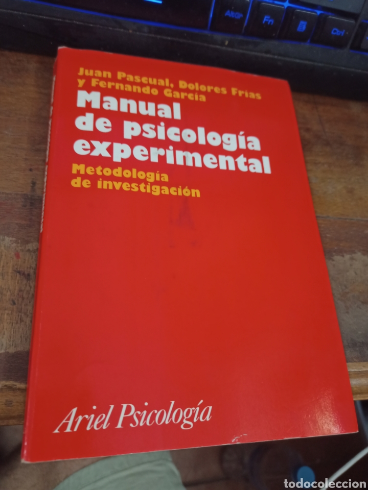 Libri di seconda mano: MANUAL DE PSICOLOG&Iacute;A EXPERIMENTAL . METODOLOG&Iacute;A DE INVESTIGACI&Oacute;N J. ARIEL, 1996