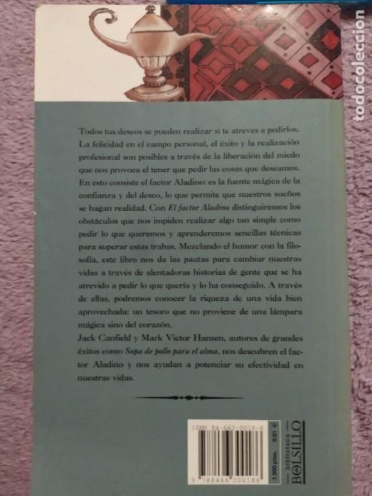 Libros de segunda mano: EL FACTOR ALADINO - HANSEN CANFIELD - Foto 2