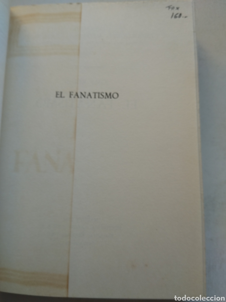 Libros de segunda mano: EL FANATISMO/JOSEF RUDIN - Foto 2 - 297114588