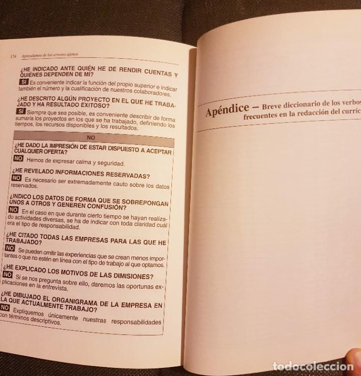 Libros de segunda mano: Las reglas del curriculum vitae eficaz. Editorial de Vecchi - Foto 6