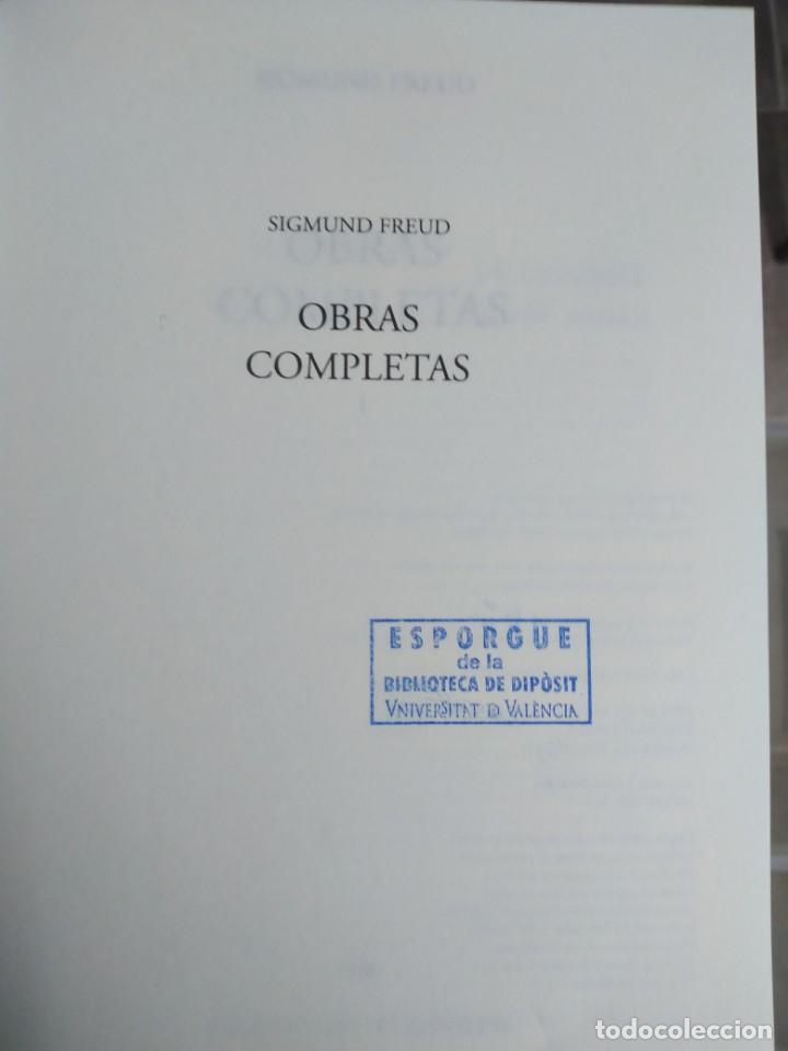 Libros de segunda mano: SIGMUND FREUD: OBRAS COMPLETAS TOMO I - Foto 2