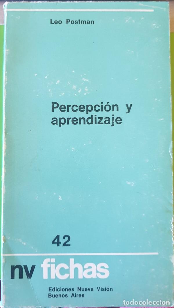 Libros de segunda mano: PERCEPCION Y APRENDIZAJE. - POSTMAN, Leo. - Foto 1