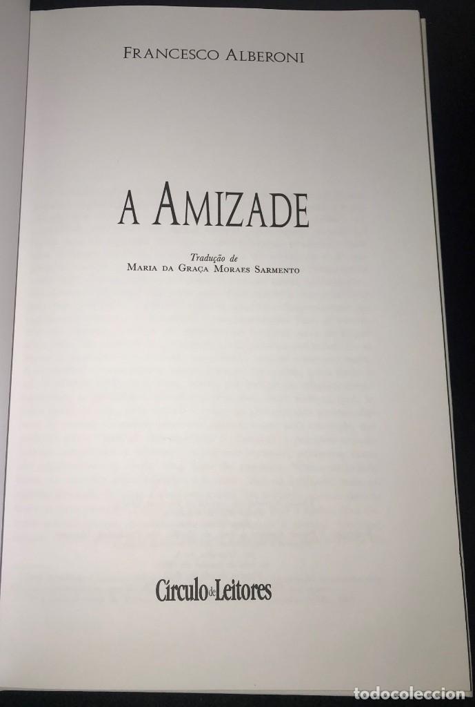 Libros de segunda mano: A Amizade de Francesco Alberoni - Foto 3