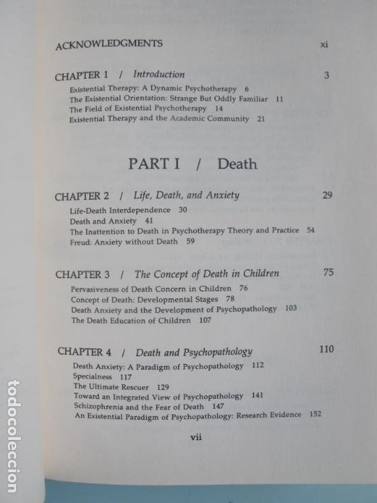 Libros de segunda mano: EXISTENTIAL PSICHOTHERAPY.- IRVIN D- YALOM.- BASICBOOKS. - Foto 6
