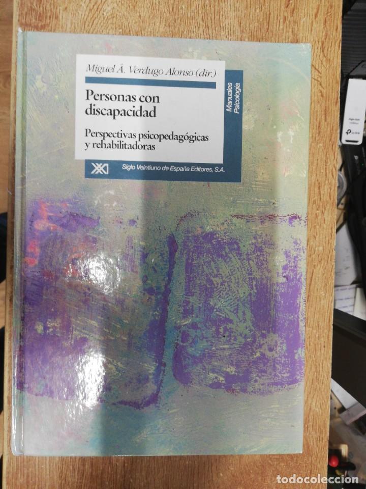 Second hand books: Personas con discapacidad: Perspectivas psicopedag&oacute;gicas y rehabilitadoras - Verdugo Alonso, Miguel.