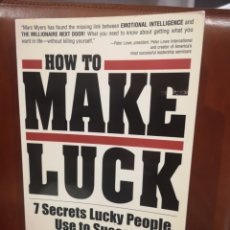Libros de segunda mano: HOW TO MAKE LUCK. 7 SECRETS LUCKY PEOPLE USE TO SUCCEED. MYERS.. Lote 304492318