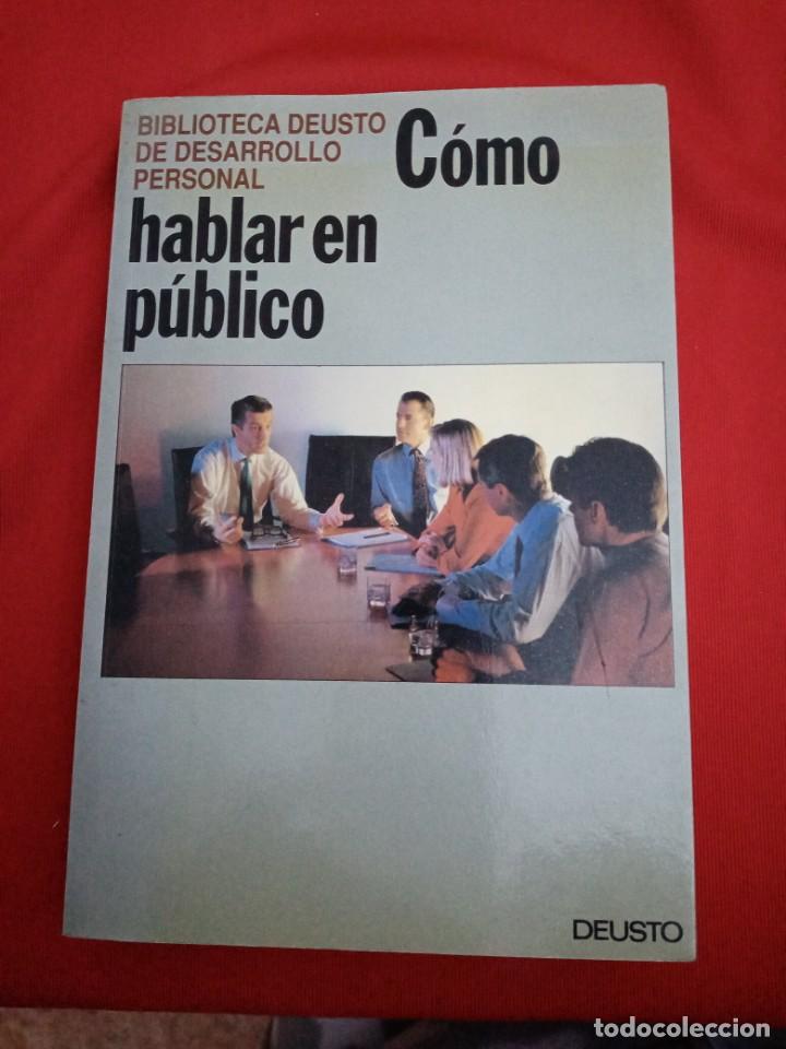 Libros de segunda mano: COMO HABLAR EN P&Uacute;BLICO, DEUSTO - Foto 1
