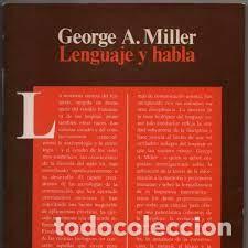 Libros de segunda mano: lenguaje y habla George A Miller - Foto 1