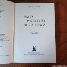 Libros de segunda mano: PSICO-PATOLOGIA DE LA VEJEZ - HOCH & ZUBIN. Lote 311723918