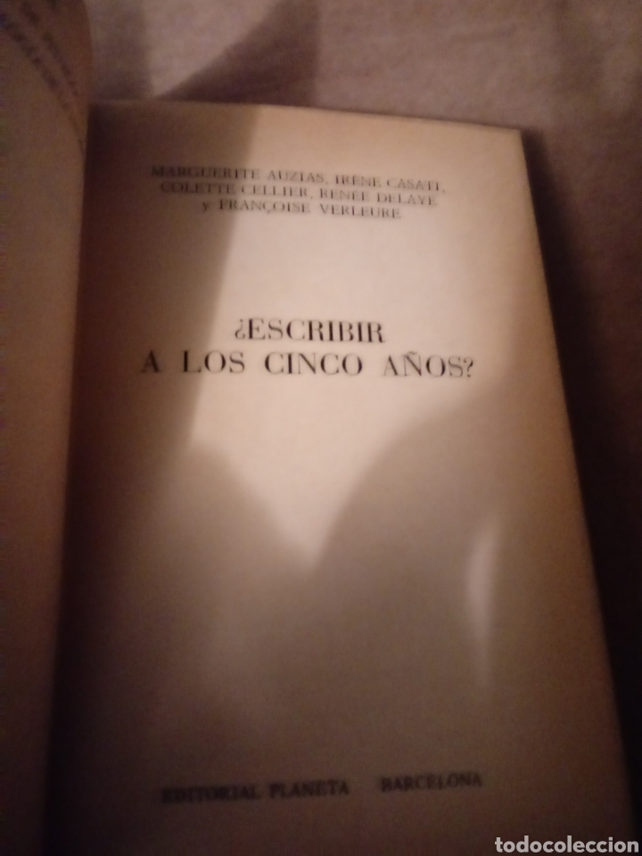 Libros de segunda mano: ?Escribir a los cinco a&ntilde;os? - Foto 4