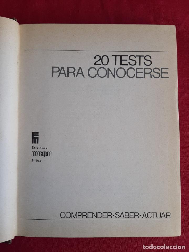 Libros de segunda mano: 20 test para conocerse - Vv. Aa. - Foto 1