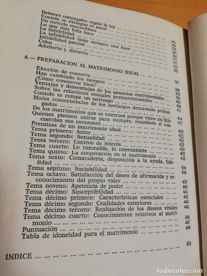 Libros de segunda mano: ESCUELA DEL AMOR Y DEL MATRIMONIO (DR. O. KARSTEN) - Foto 6