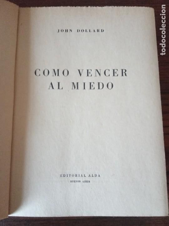 Libros de segunda mano: C&Oacute;MO VENCER AL MIEDO.- - Foto 3