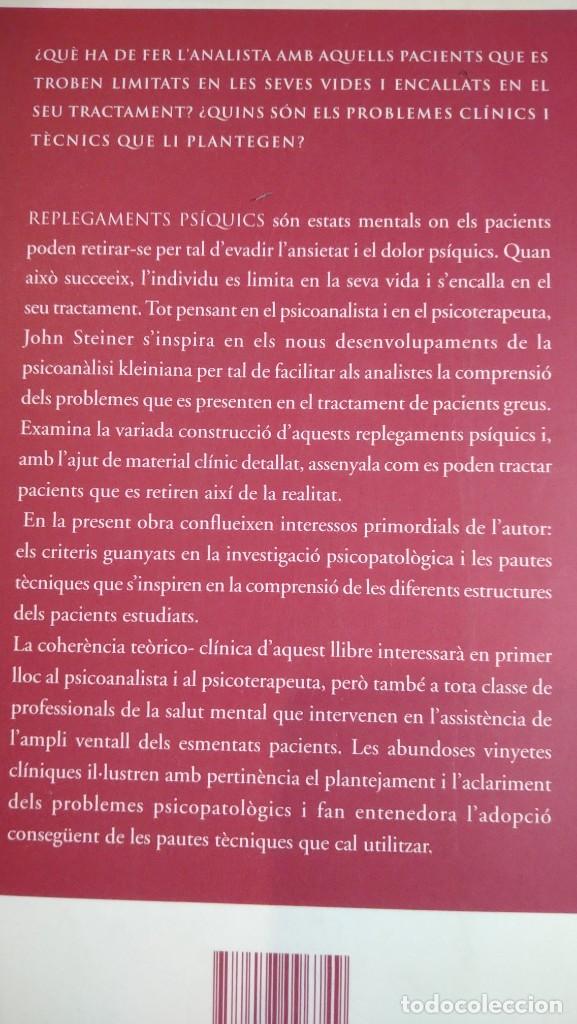 Libros de segunda mano: REPLEGAMENTS PSIQUICS - JOHN STEINER - Foto 2