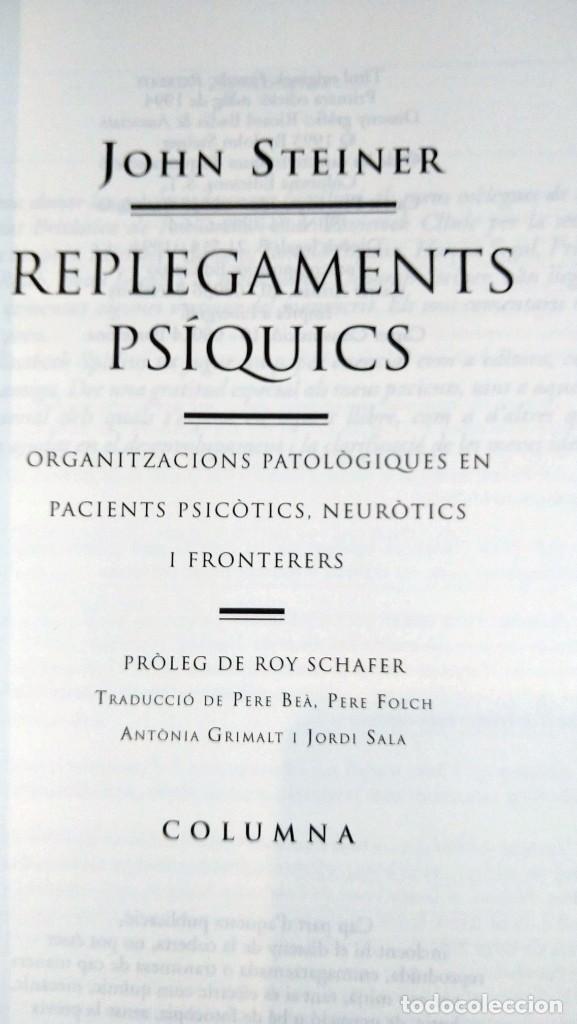 Libros de segunda mano: REPLEGAMENTS PSIQUICS - JOHN STEINER - Foto 4