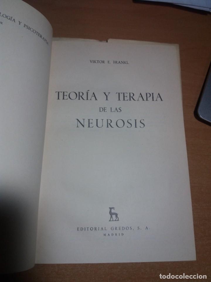Libros de segunda mano: TEOR&Iacute;A Y TERAPIA DE LAS NEUROSIS. VIKTOR E. FRANKL - Foto 3