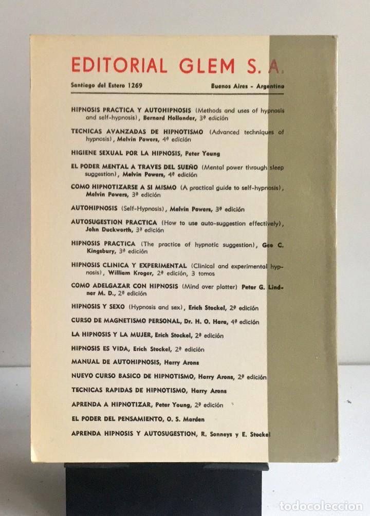 Libros de segunda mano: MANUAL DE AUTOHIPNOSIS. Harry Arons - Foto 2