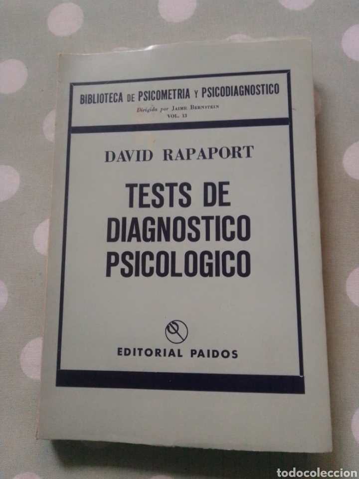 Libros de segunda mano: tests de diagn&oacute;stico psicol&oacute;gico - Foto 1