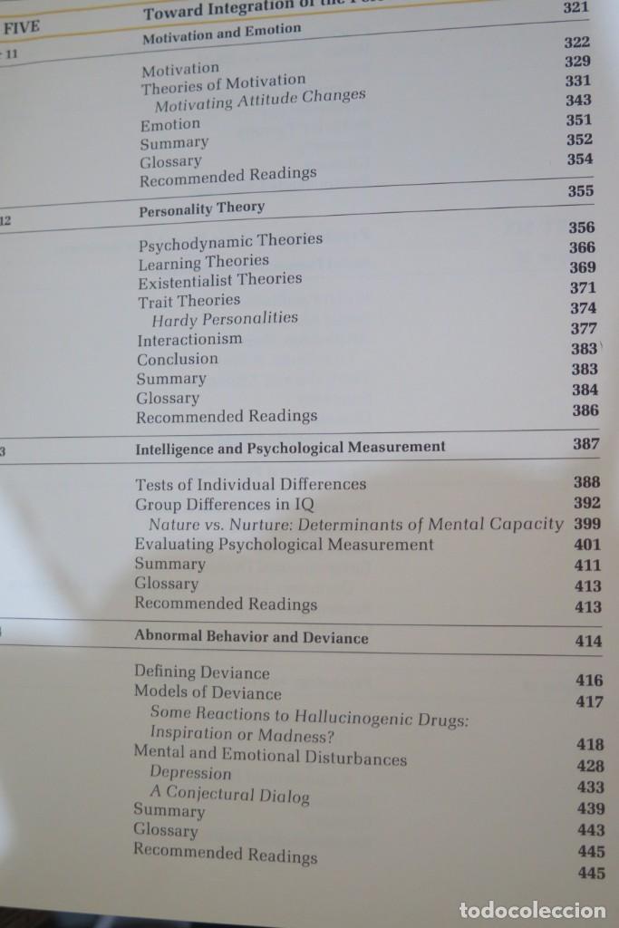 Libros de segunda mano: PSYCHOLOGY. GAZZANIGA - Foto 5