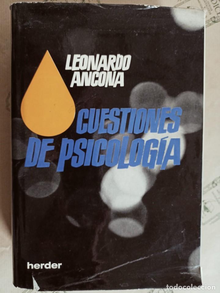Libros de segunda mano: CUESTIONES DE PSICOLOGIA, DE LEONARDO ANCONA - Foto 1