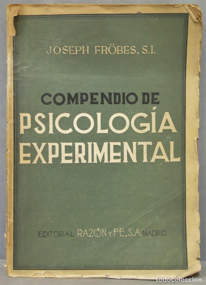 Libros de segunda mano: Compendio de Psicologia Experimental. Frobes - Foto 1