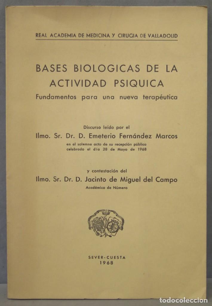 Libros de segunda mano: BASES BIOLOGICAS DE LA ACTIVIDAD PSIQUICA - Foto 1