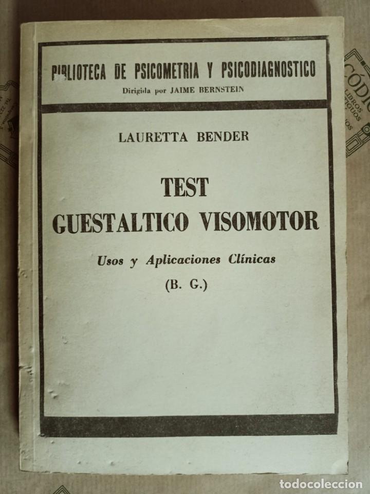 Test Guestaltico Visomotor. Usos Y Aplicaciones - Comprar Libros De ...