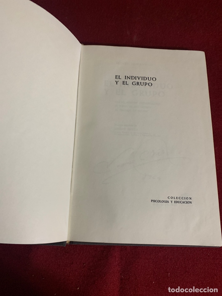 Libros de segunda mano: El individuo y el grupo. Henri Johannot. - Foto 4