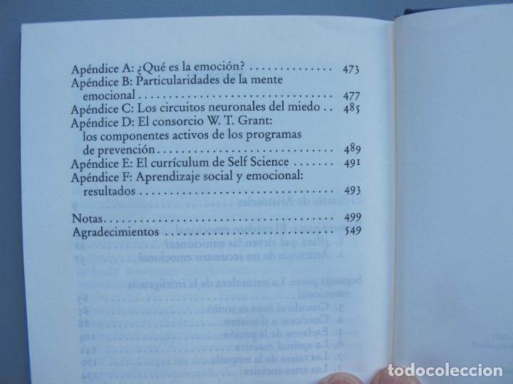 Libros de segunda mano: INTELIGENCIA EMOCIONAL.- DANIEL GOLEMAN.- C&Iacute;RCULO DE LECTORES. 1995 - Foto 6
