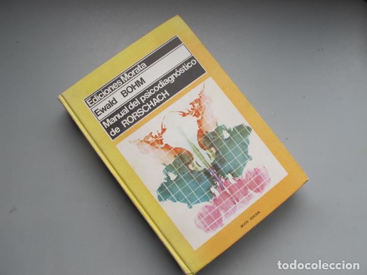 Libri di seconda mano: MANUAL DEL PSICODIAGNJ&Oacute;STICO DE RORSCHACH.- EDWALD BOHM.- 6\ EDIC. EDICIONES MORATA. 1977