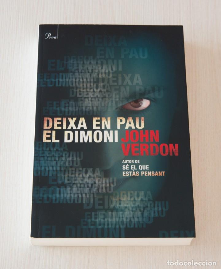 Libros de segunda mano: Deixa en pau el dimoni. John Verdon - Foto 1