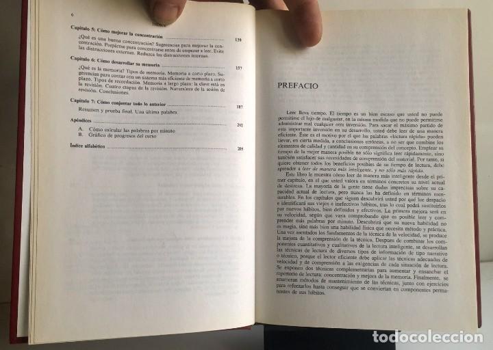 Libros de segunda mano: T&Eacute;CNICAS DE LECTURA R&Aacute;PIDA. VV. AA. - Foto 5