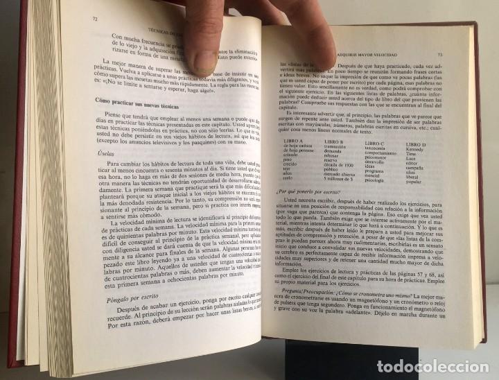 Libros de segunda mano: T&Eacute;CNICAS DE LECTURA R&Aacute;PIDA. VV. AA. - Foto 6