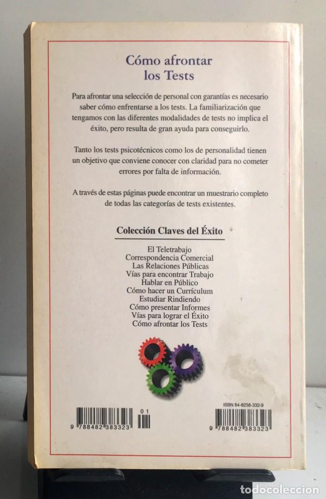 Libros de segunda mano: C&Oacute;MO AFRONTAR LOS TEST - Foto 2
