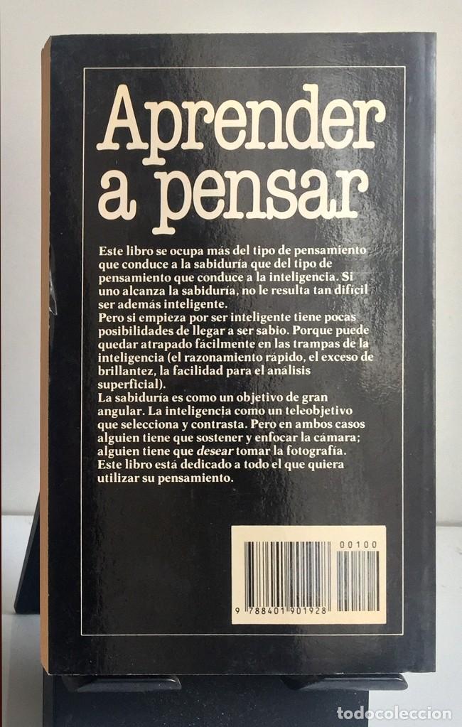 Libros de segunda mano: APRENDER A PENSAR. Edward de Bono - Foto 2