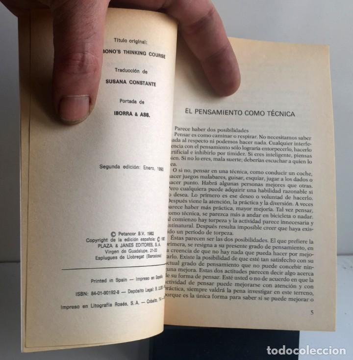 Libros de segunda mano: APRENDER A PENSAR. Edward de Bono - Foto 3