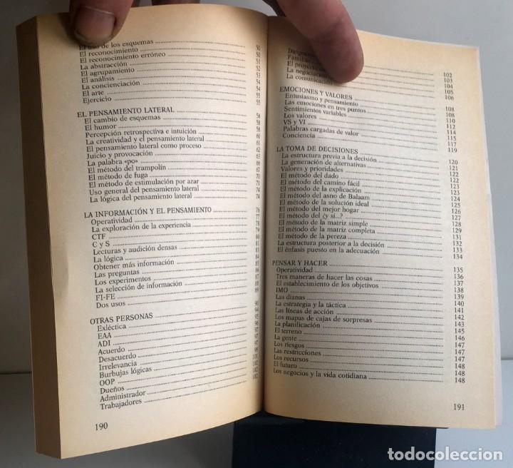 Libros de segunda mano: APRENDER A PENSAR. Edward de Bono - Foto 6
