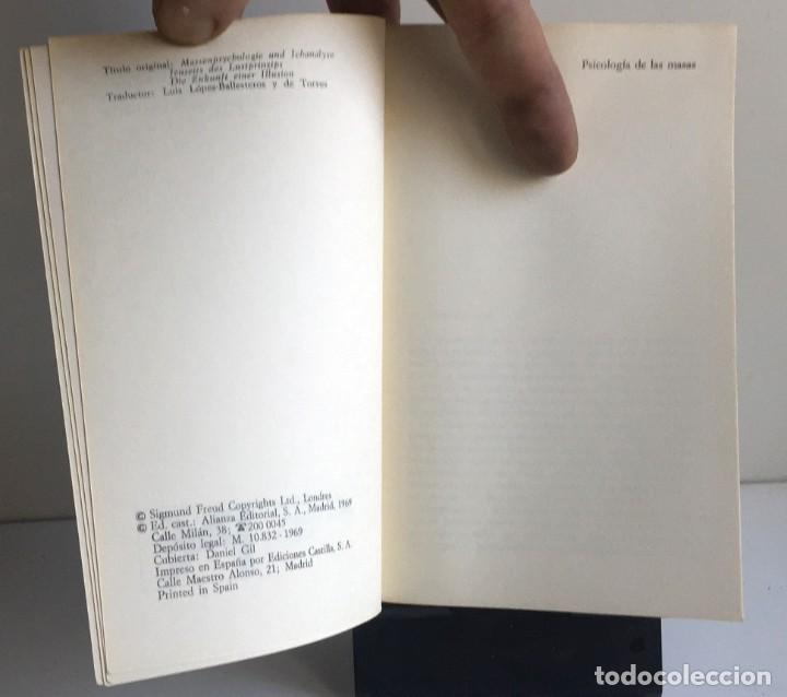 Libros de segunda mano: PSICOLOG&Iacute;A DE LAS MASAS Sigmund Freud - Foto 5